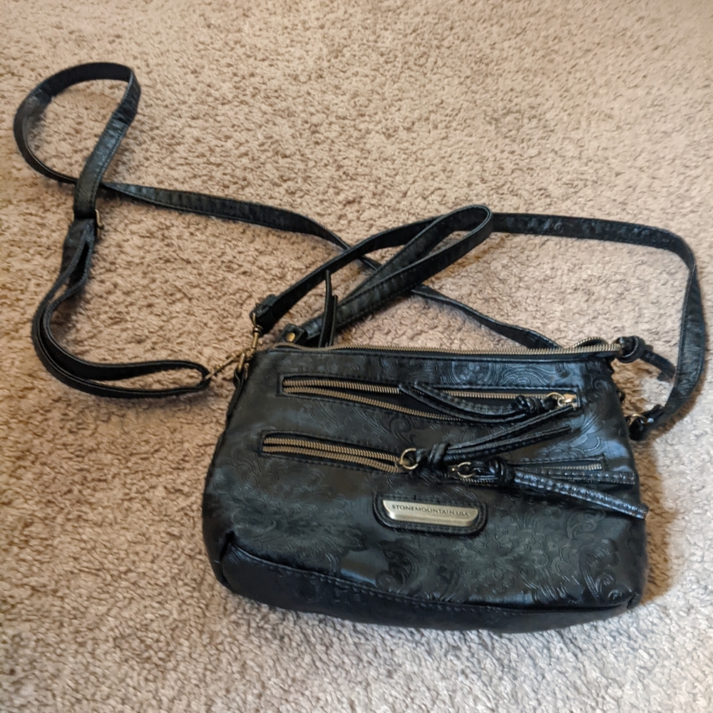 Stone mountain crossbody bag small